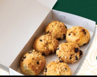 4 Adet Fındık Üzüm Ve Çikolatalı Kurabiye görseli