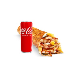 Large Tavuk Döner Dürüm Menü Fırsatı görseli