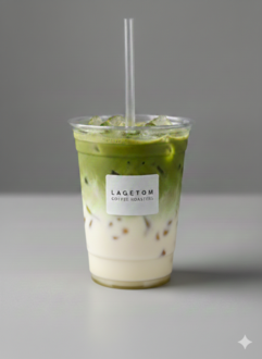 Iced Vanilla Matcha Latte görseli