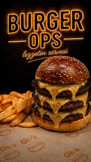 Triple Burger Menü görseli