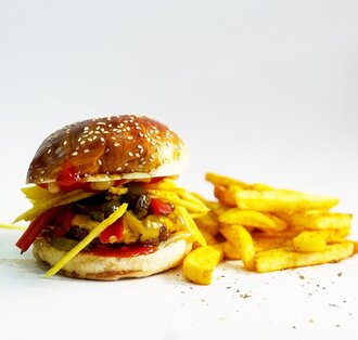 Hot Burger Menü görseli