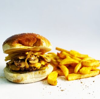 Mushroom Burger Menü görseli