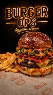 Pas Burger Menü görseli