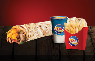 Dois Mega Tavuk Cheddar Ekonomik Menü(110 Gr.) görseli