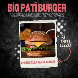 Chese Salsa Tavuk Burger Menü görseli