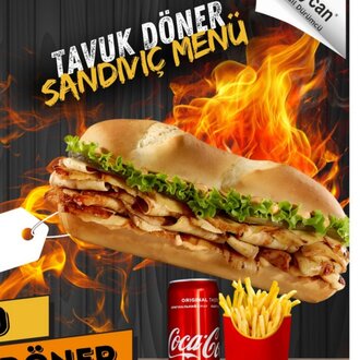 Tavuk Döner Sandviç Menü görseli