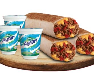 252- 3'Lü Dana Kıymalı Medium Burrito görseli