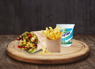 253-Tavuk Medium Burrito görseli