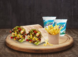 254-2'Li Tavuk Medium Burrito görseli