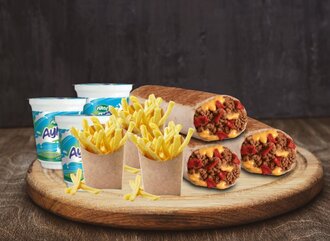 255-3'Lü Tavuk Medium Burrito görseli