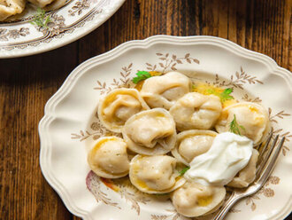 Yeşil Mercimekli Pelmeni ( Etsiz ) Mantı görseli