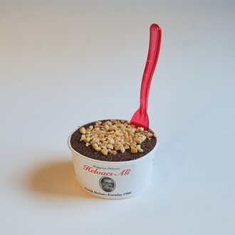 Çikolatalı Dondurmalı İrmik Helvası (150 Gr.) görseli