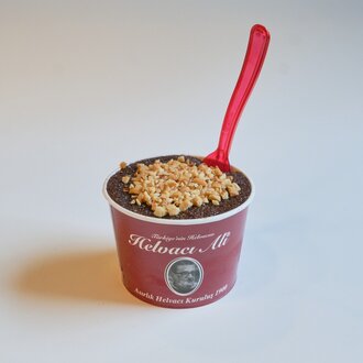 Çikolatalı Dondurmalı İrmik Helvası (250 Gr.) görseli