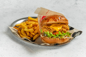 Cheddarlı Çıtır Burger Menü görseli