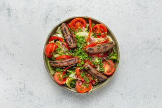 Çöp Şiş Köfte Salata görseli