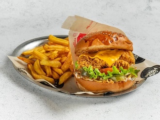 Soslu Çıtır Burger görseli