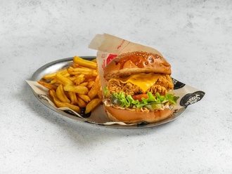 Cheddarlı Çıtır Burger görseli