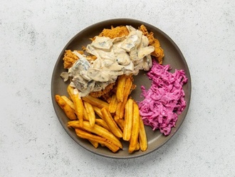Mantarlı Schnitzel görseli