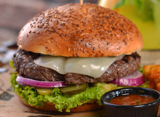 Mozzarella Peynirli Burger görseli