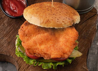 Çıtı Tavuk Burger görseli