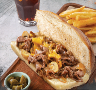 Philadelphia Cheese Steak Sandviç görseli