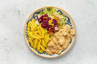 Acılı Kaşarlı Kekikli Tavuk görseli