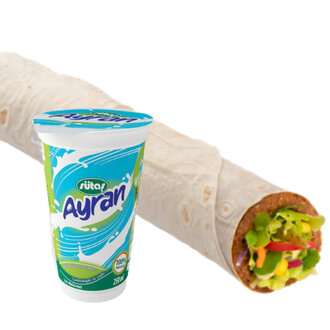 Double Çiğ Köfte Dürüm Menü görseli