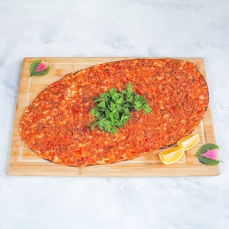 Özel Başpınar Yöresel Eti Bol Kilis Lahmacun (İnce Hamur) görseli