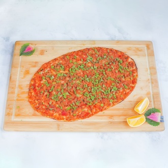 Özel Antep Fıstıklı Yöresel Kilis Lahmacun (İnce Hamurlu Eti Bol) görseli