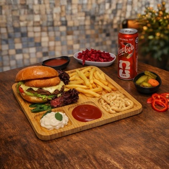 Tavuk Pane Burger Menü görseli