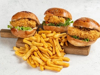 3'Lü Çıtır Burger Menü görseli