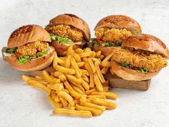 4'Lü Çıtır Burger Menü görseli