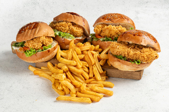 4'Lü Çıtır Burger Menü görseli