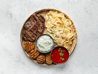 Acılı Meksika Soslu Mantarlı Steak (200 G) görseli