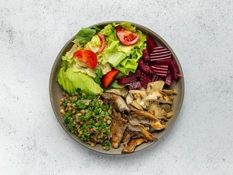 İstiridye Mantarlı Bowl görseli