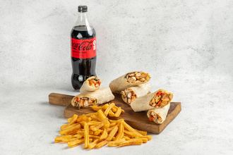 3'Lü Tavuk Dürüm Menü görseli