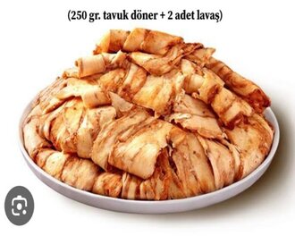 Pişmiş Sade Tavuk Döner (250 Gr.) görseli