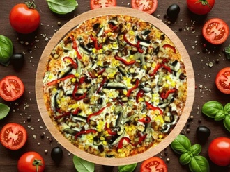 Tavuklum Pizza (Büyük Boy) görseli