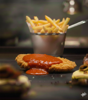 Acılı Tavuk Burger görseli