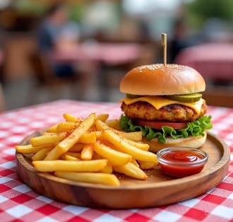 Bbq Tavuk Burger görseli