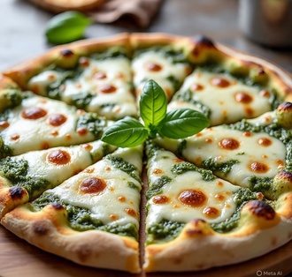 Pesto Pizza (Orta Boy) görseli