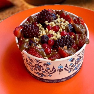 Waffle Berry Combo Cup (Küçük Boy) görseli
