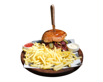 Füme Kaburga Burger görseli