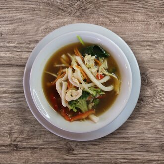 Tavuklu Sebzeli Udon Çorba görseli