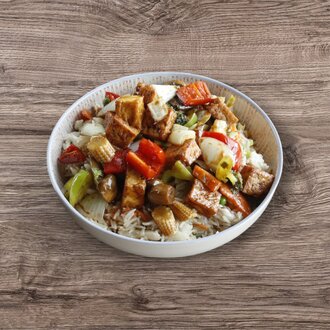 Tavuklu Pilav Üstü Sebzeli Tofu görseli