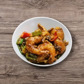 Spesiyal Soslu Acılı Jumbo Karides görseli