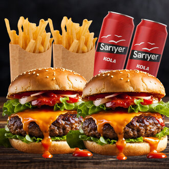 2'Li Mexican Burger Menü görseli