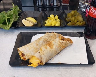 Cheddarlı Tavuk Tantuni Dürüm görseli