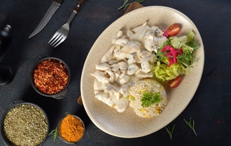 Kremalı Mantarlı Tavuk görseli