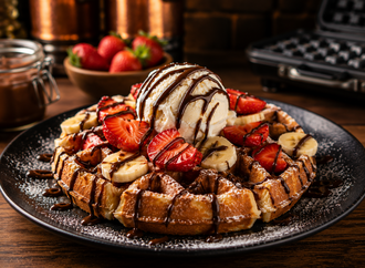 Şefin Özel Soslu Orta Boy Waffle'ı görseli